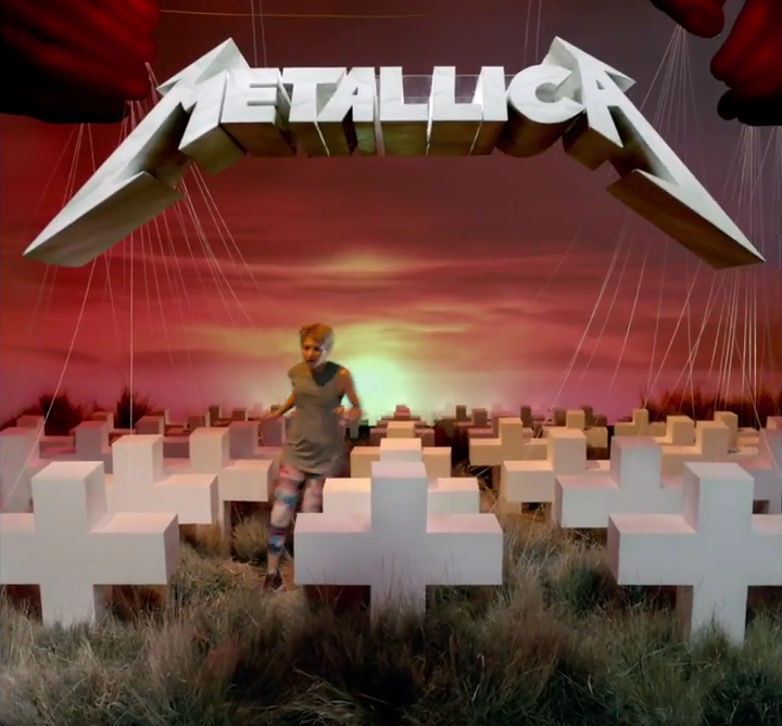 a 3D recreation of Metallica's 'Master of Puppets'