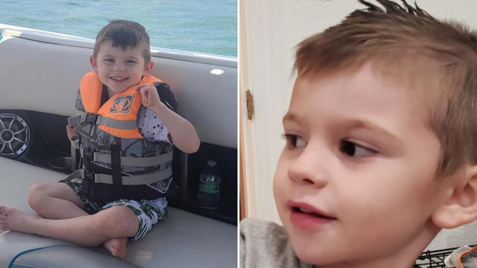 Kache Wallis was found dead inside a toy box after his family reported him missing. Source: Facebook - Hurricane City Police Department/GoFundMe 