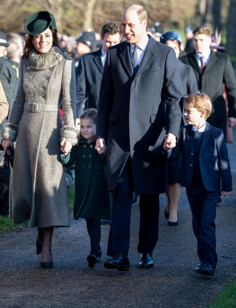 Prince George and Princess Charlotte attend the Christmas Day Church on December 25, 2019, one of the most recent times the royal children were pictured. (Photo by UK Press Pool/UK Press via Getty Images)