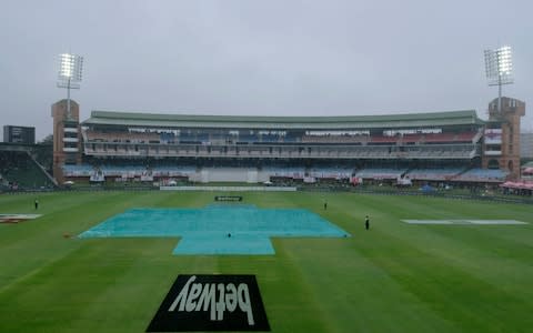 Rain has stopped play in Port Elizabeth - Credit: AP