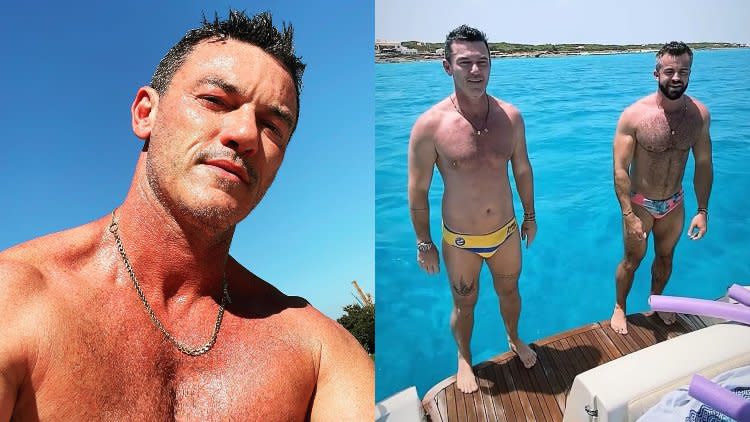 Luke Evans and Fran Tomas