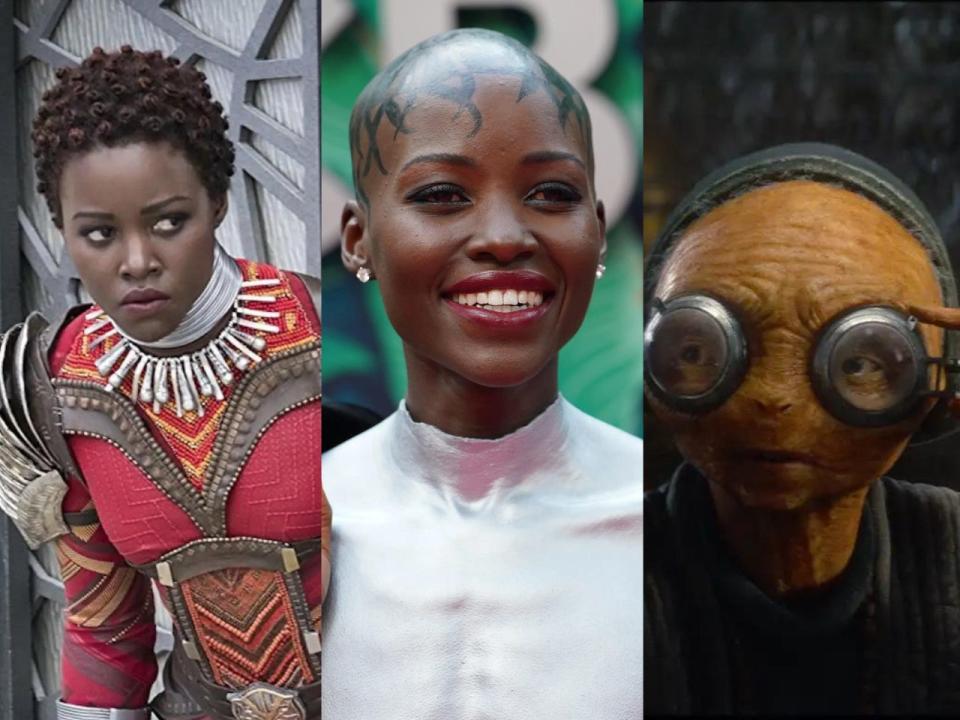 Lupita Nyong'o has starred in Marvel and "Star Wars" movies.