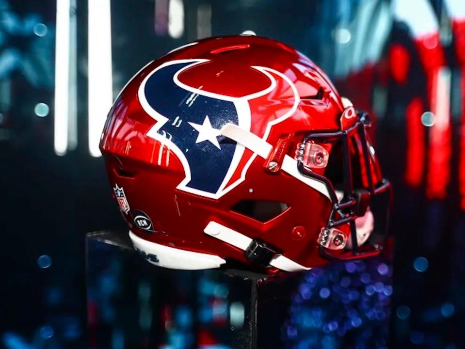 Houston Texans red helmet