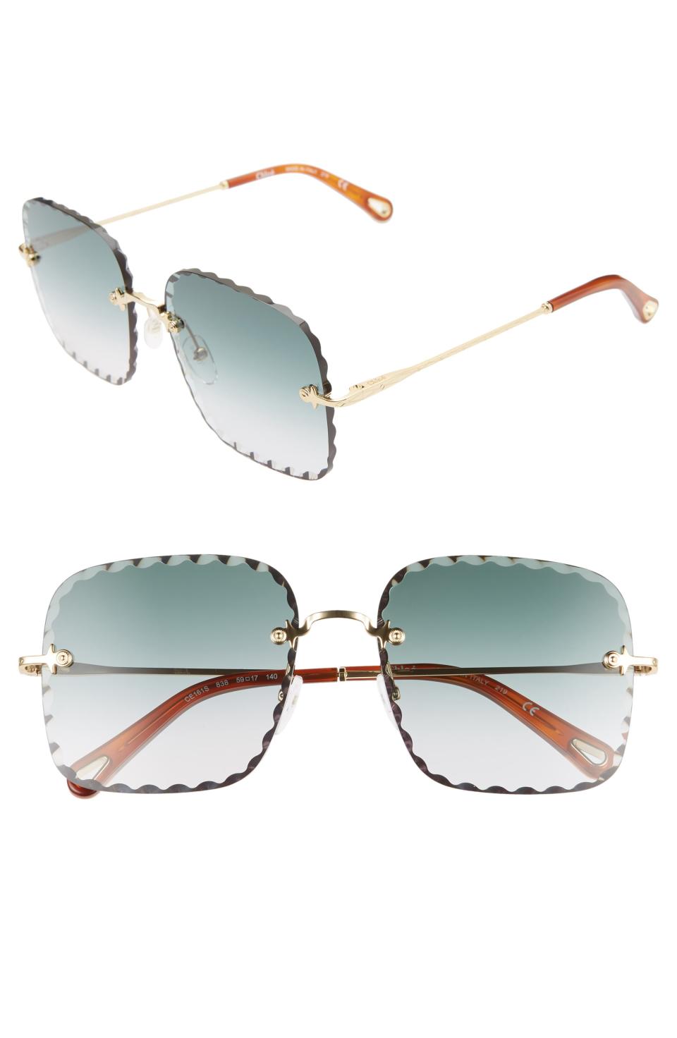 Rosie 59mm Square Sunglasses