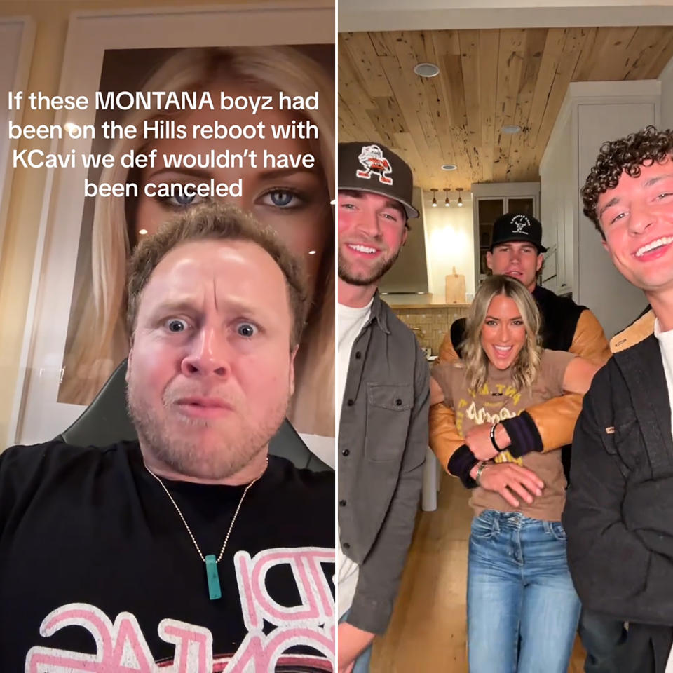 Spencer Pratt Has Hilarious Reaction to Kristin Cavallari’s Montana Boyz Debut