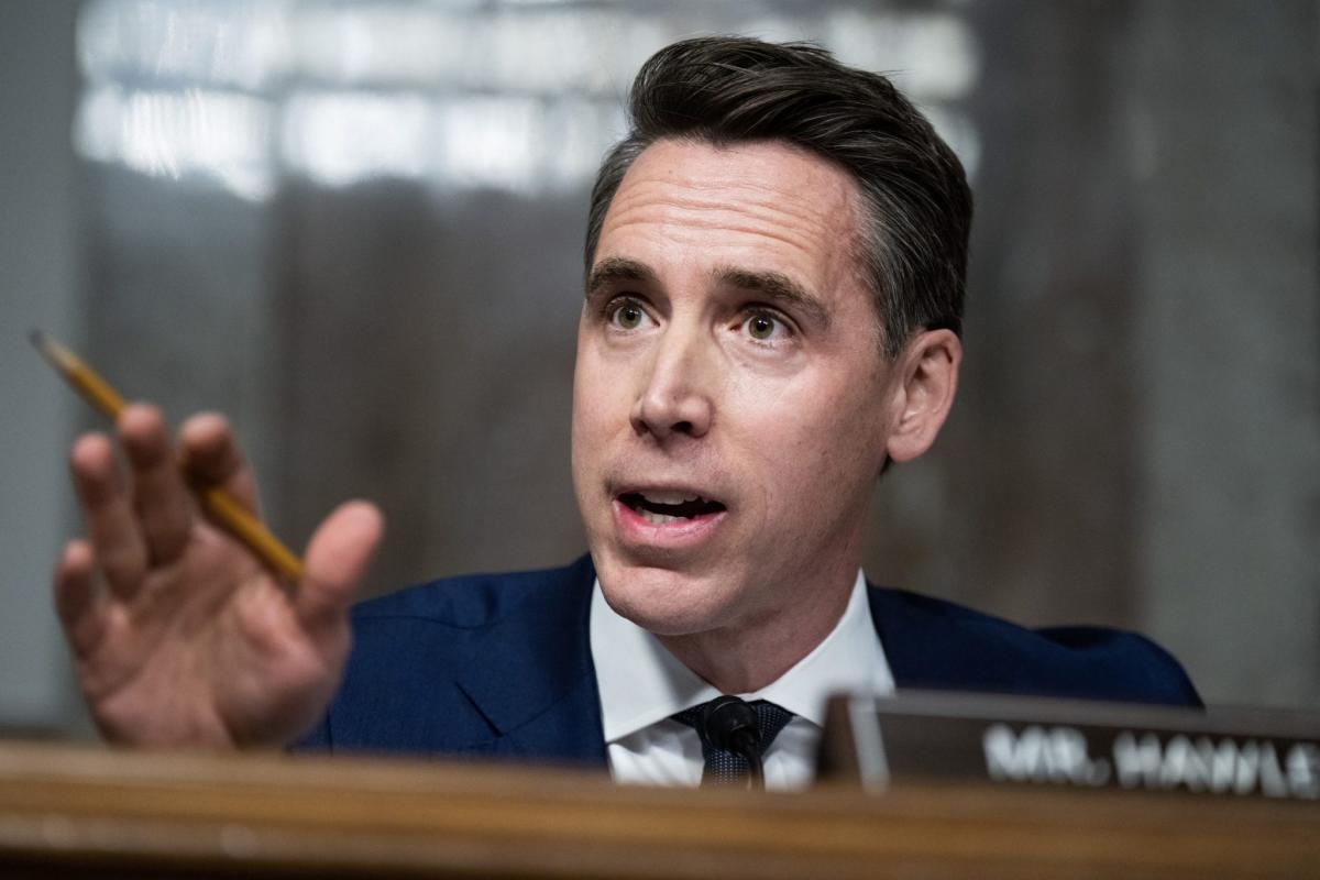 Senator Josh Hawley Suggests A Whopping 40 Fold Tariff Increase On Chinese Made Electric Cars To 