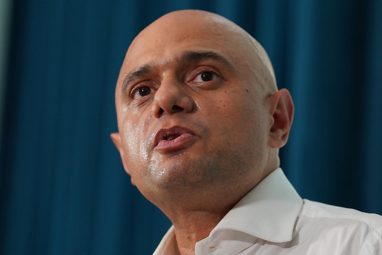 Sajid Javid speaks during the launch of his campaign to be Conservative Party leader and Prime Minister, at the Cinnamon Club in London. Picture date: Monday July 11, 2022.