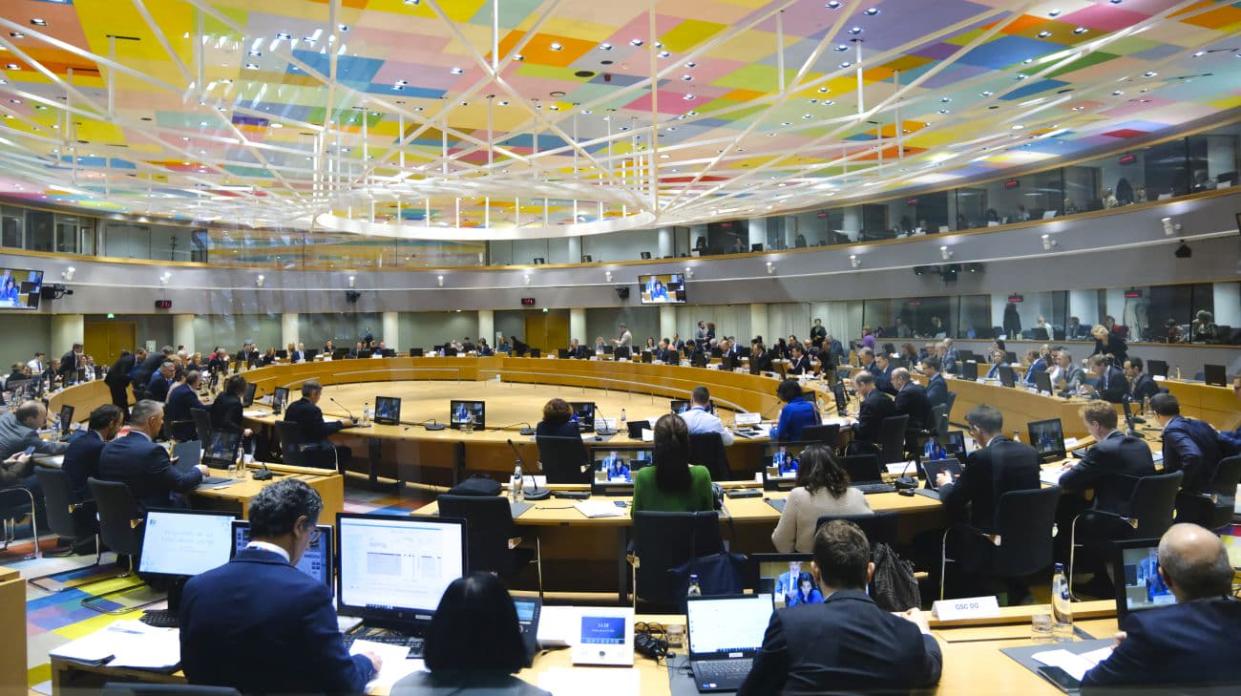 The Council of the European Union at a meeting in Brussels. Photo: newsroom.consilium.europa.eu