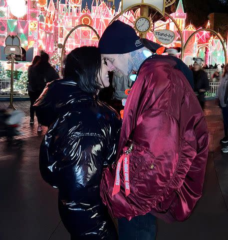 Kourtney Kardashian and Travis Barker