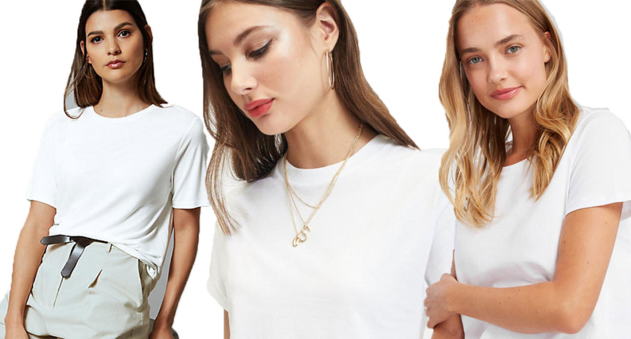 White T-shirts to buy this season. 