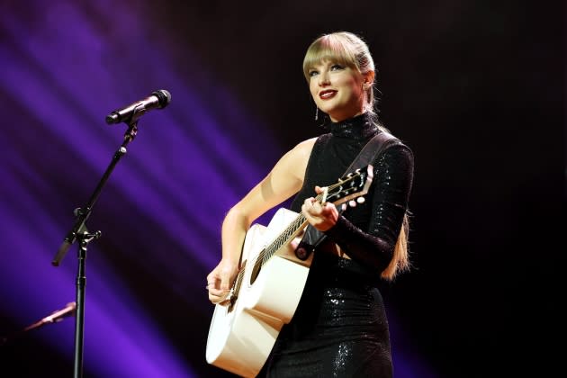 Taylor Swift Reveals Speak Now Taylor Swift Reveals Speak Now.jpg - Credit: Terry Wyatt/Getty Images