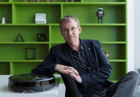 iRobot CEO Colin Angle is pictured at iRobot Shanghai office in Shanghai, China, May 16, 2017. Picture taken on May 16, 2017. Courtesy iRobot/Handout via REUTERS