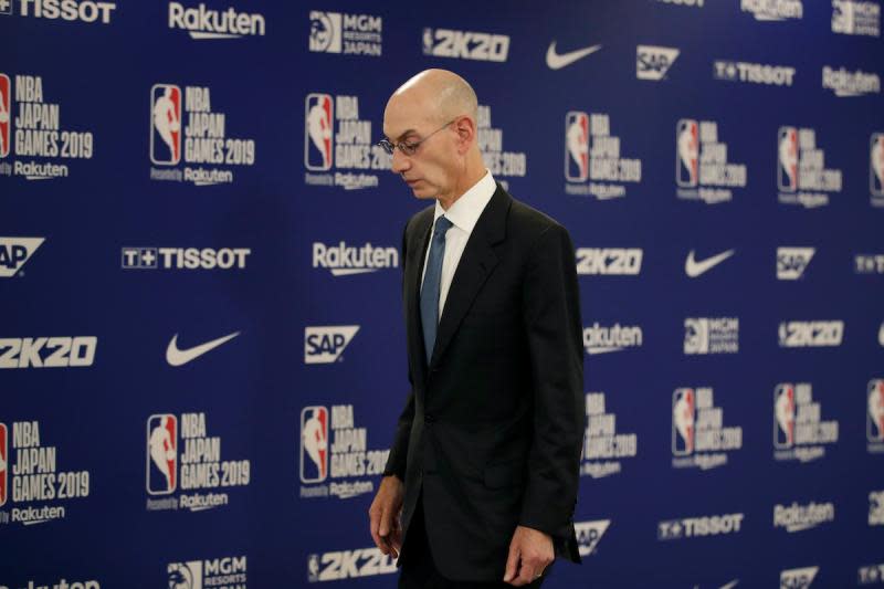 ▲NBA主席Adam Silver（圖／美聯社／達志影像）