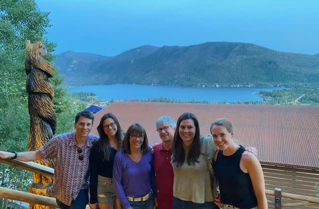 The author (second from the left) with her family on a recent trip in the Rocky Mountains. (Photo: Courtesy of Richelle Meiss)