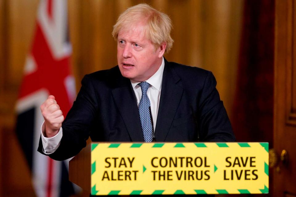 Boris Johnson has warned the nation about a possible second wave (POOL/AFP via Getty Images)