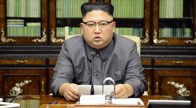 North Korean leader Kim Jong-un. Source: AAP