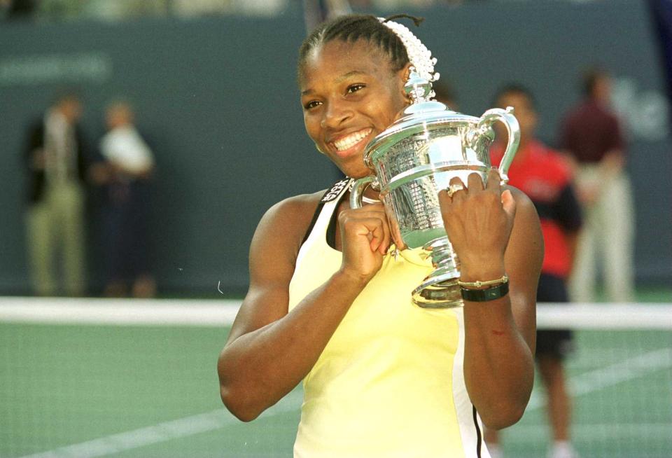 Serena Williams於1999年美網拿下生涯首座女單頭銜。（Photo by Jon Buckle/EMPICS via Getty Images）