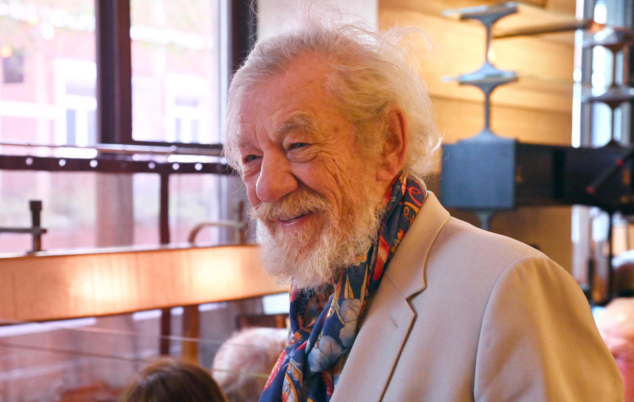 Sir Ian McKellen attends 