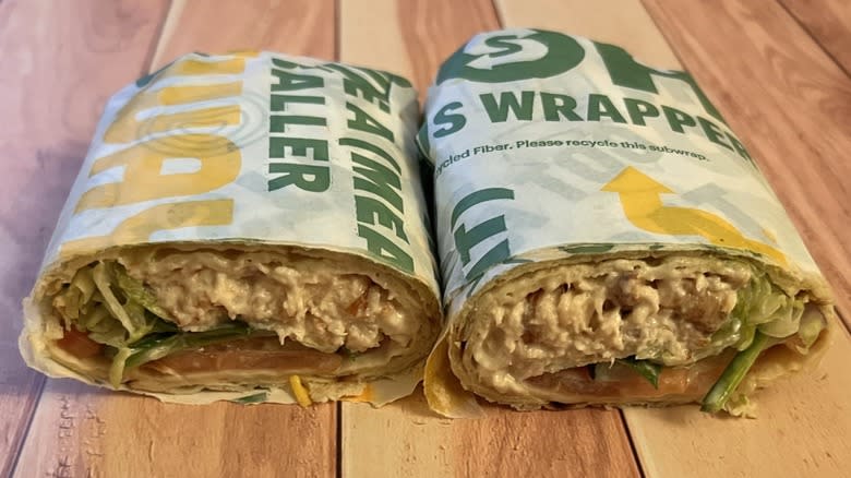 Subway Homestyle Chicken Salad wrap