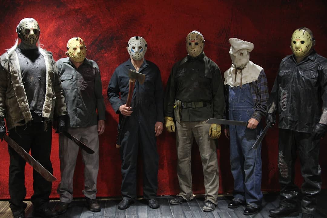 Jasons assemble in Texas (Credit: helm_street/Instagram)