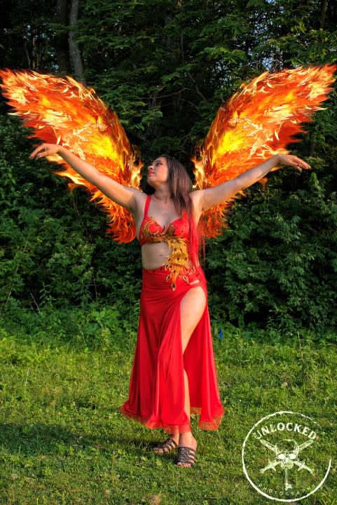 Dark Desires member Phoenix Fiera (credit: Unlocked Photography).