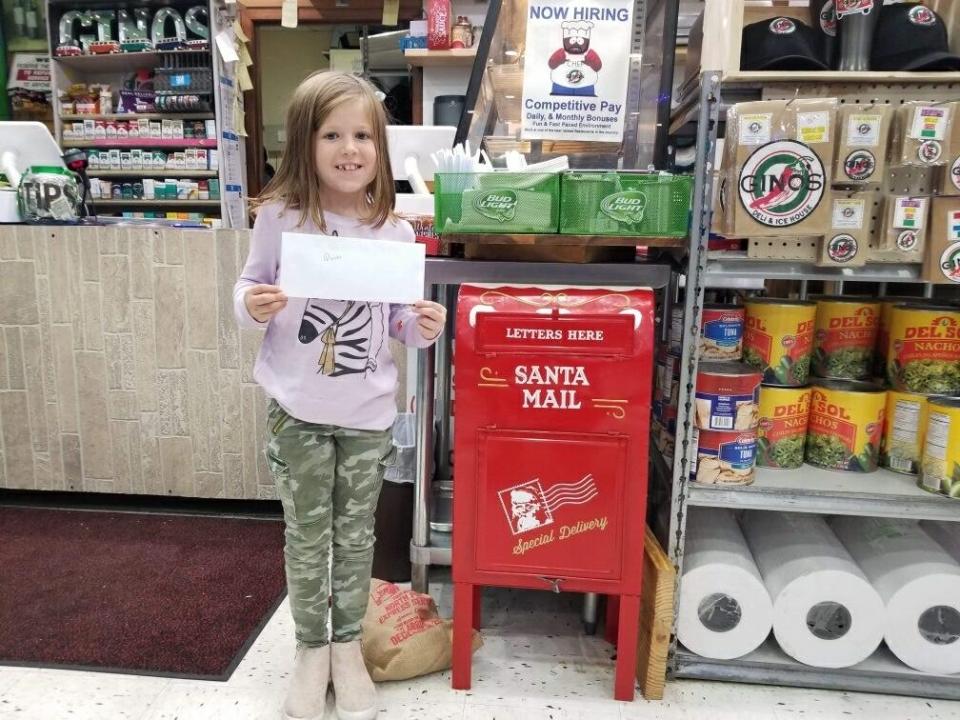 Since Aleem Chaudry put a Santa mailbox in his deli, kids have sent Santa hundreds of letters. (Photo: Aleem Chaudry)