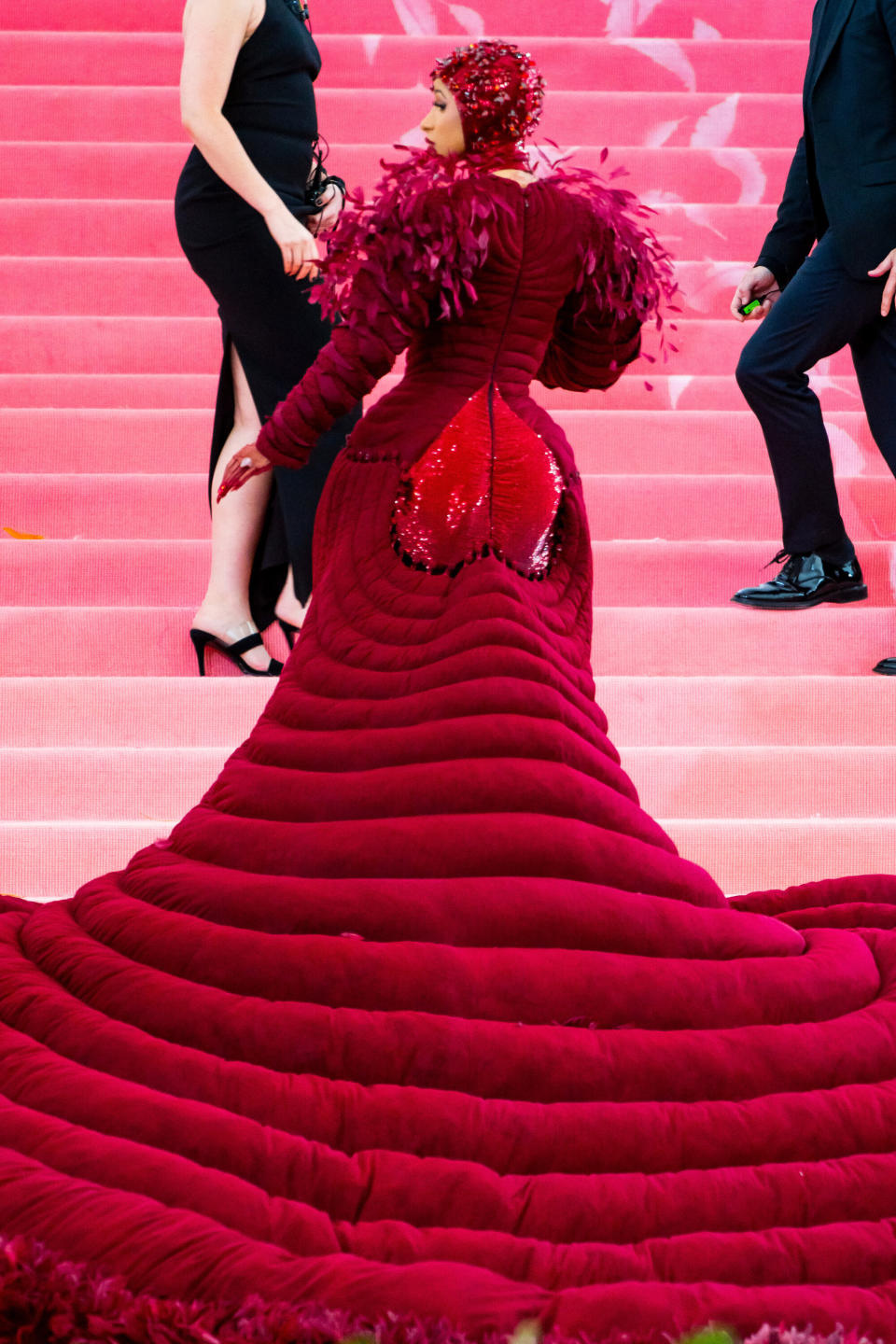 A shot of the "booty" of the dress.&nbsp; (Photo: Gotham via Getty Images)