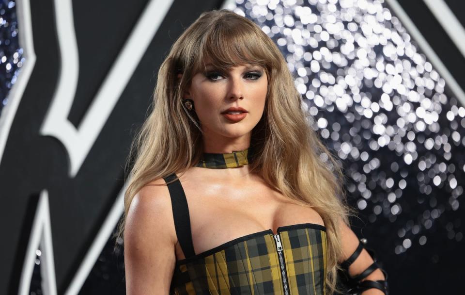 Taylor Swift at the MTV VMAs in 2024 (Getty Images)