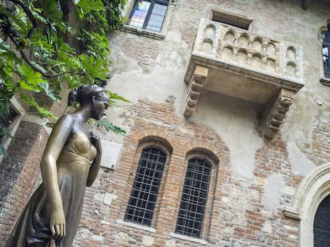 Juliet's House in the northern Italian city - Credit: sergejson - Fotolia/SERGEJ ONYSHKO