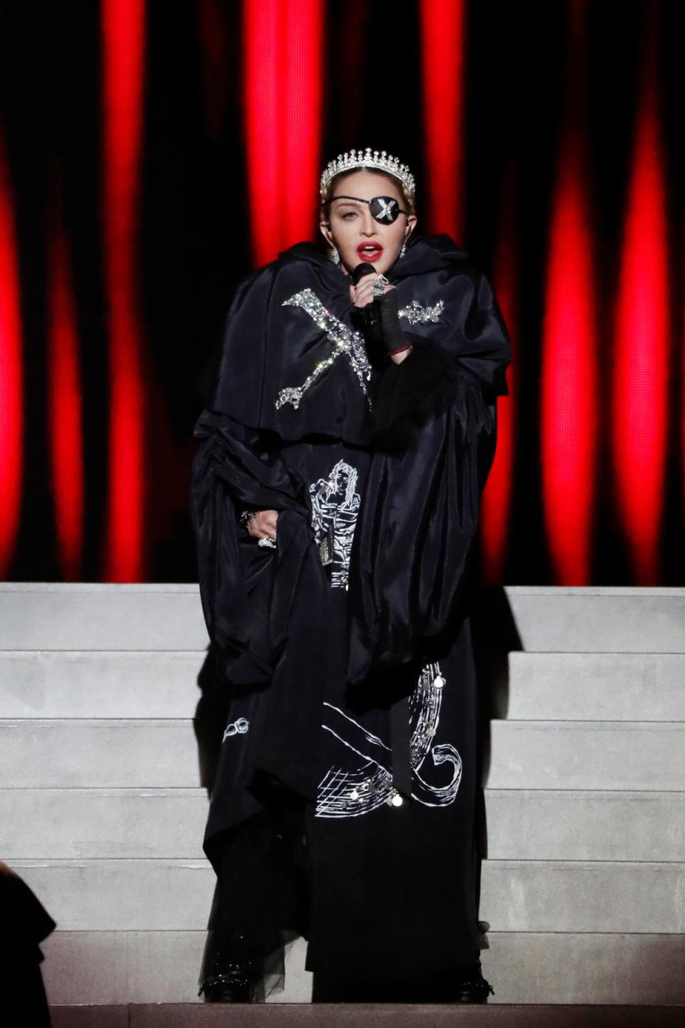 Madame X: Madonna performs live on stage after the 64th annual Eurovision Song Contest, 2019 (Getty Images)