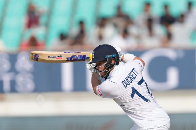 Ben Duckett shone on day two