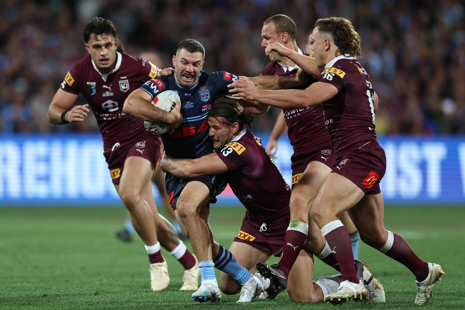 James Tedesco running the ball.