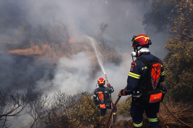 Greek firefighters