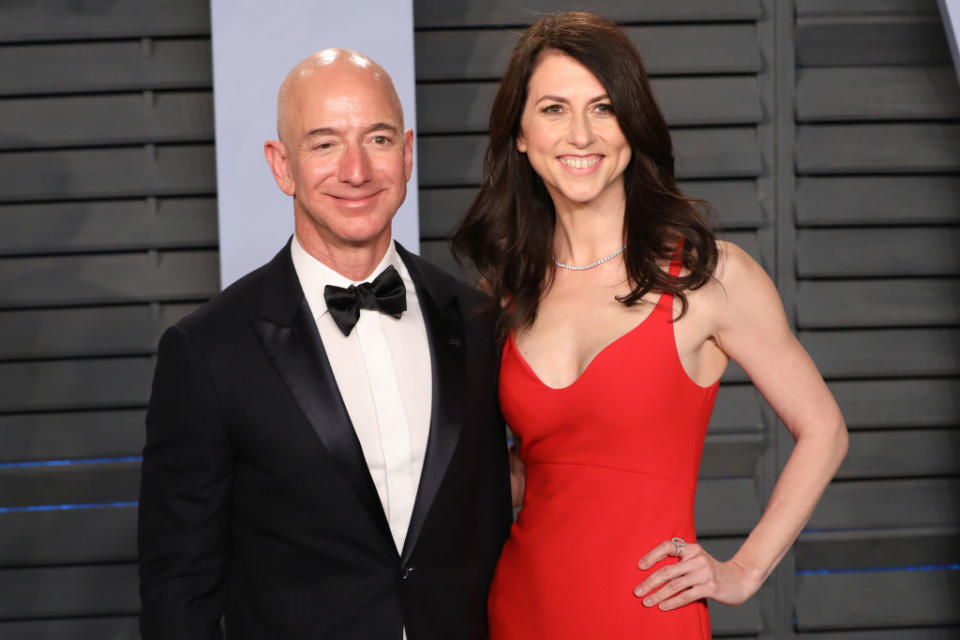 Jeff and Mackenzie Bezos announced their divorce earlier this year. Source: Getty