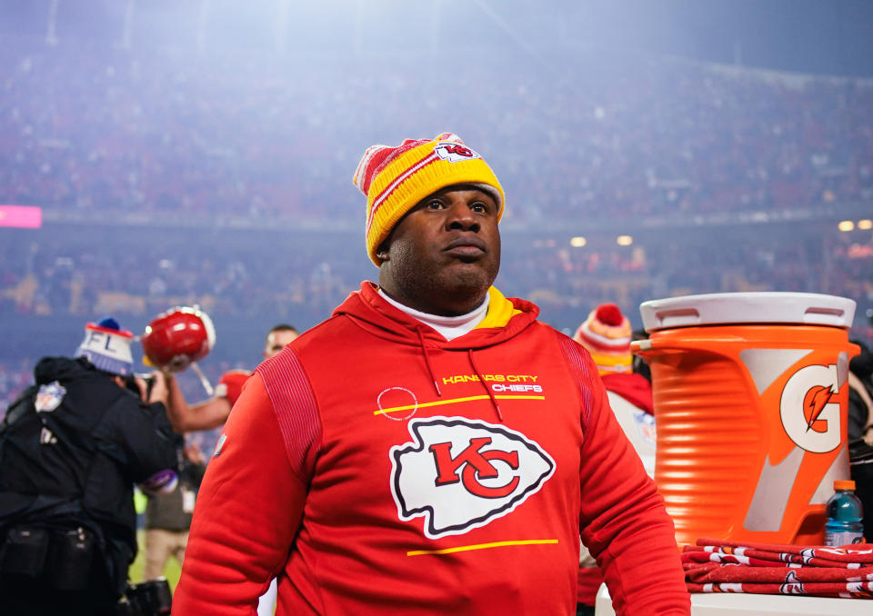 Eric Bieniemy has been with the Kansas City Chiefs since 2013. (Jay Biggerstaff-USA TODAY Sports)