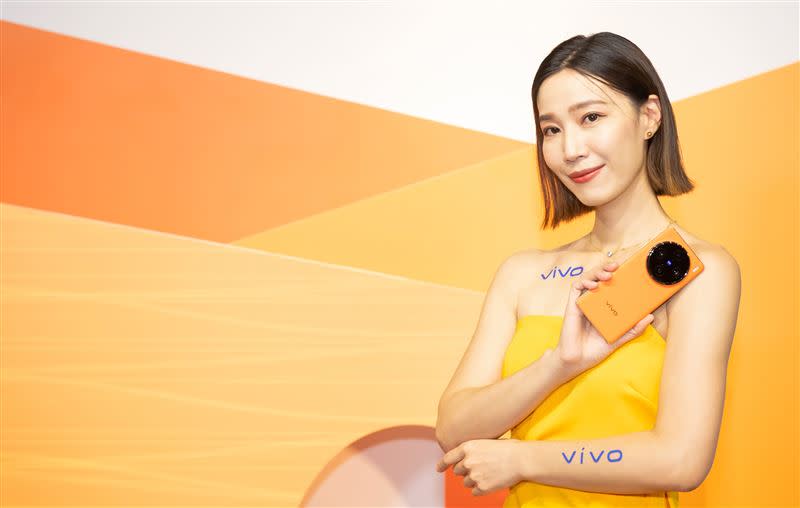 vivo台灣搶先取得vivo X100 Pro「煦日橙」國際版市場首賣。（圖／品牌業者提供）