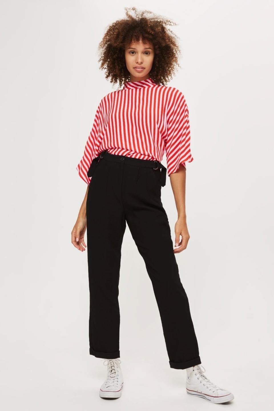 Get them at <a href="http://us.topshop.com/en/tsus/product/high-waisted-mensy-trousers-7326395?bi=0&amp;ps=20&amp;Ntt=high%20waisted%20trousers" target="_blank">Topshop</a>, $68.