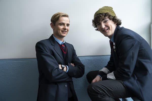 Pictured (L-R): Otto Farrant (Alex Rider), Brenock O'Connor (Tom). Des Willie/Sony Pictures Television