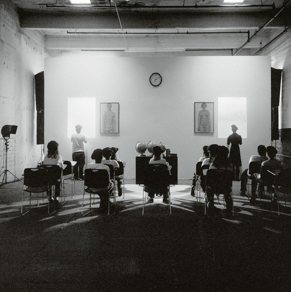 Carrie Mae Weem's A Class Ponders the Future, from the series Constructing History, 2008.<span class="copyright">Courtesy Jack Shainman Gallery, New York and Galerie Barbara Thumm, Berlin.</span>