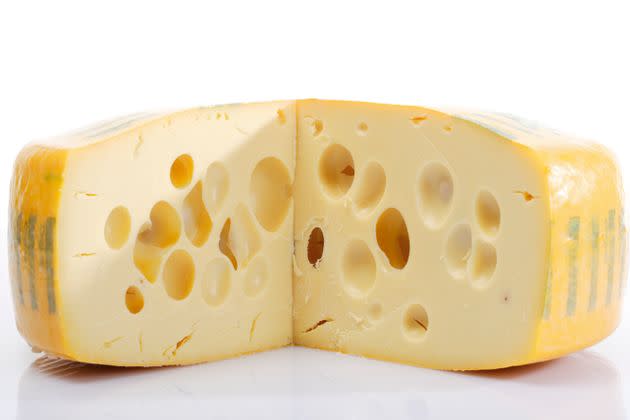 Emmenthal is a medium-hard cheese that originates from Switzerland. (Photo: Creativ Studio Heinemann via Getty Images)