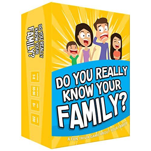 'Do You Really Know Your Family?' Game