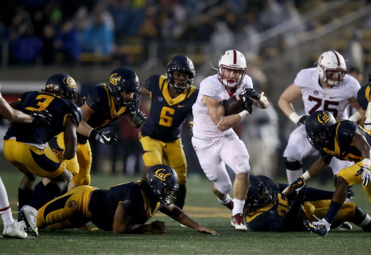 Christian McCaffrey announced he will skip Stanford's bowl game to concentrate on the NFL draft. (Getty Images)