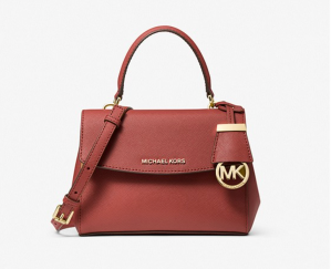 MUST SEE! MICHAEL KORS RAYNE MEDIUM SAFFIANO LEATHER SATCHEL