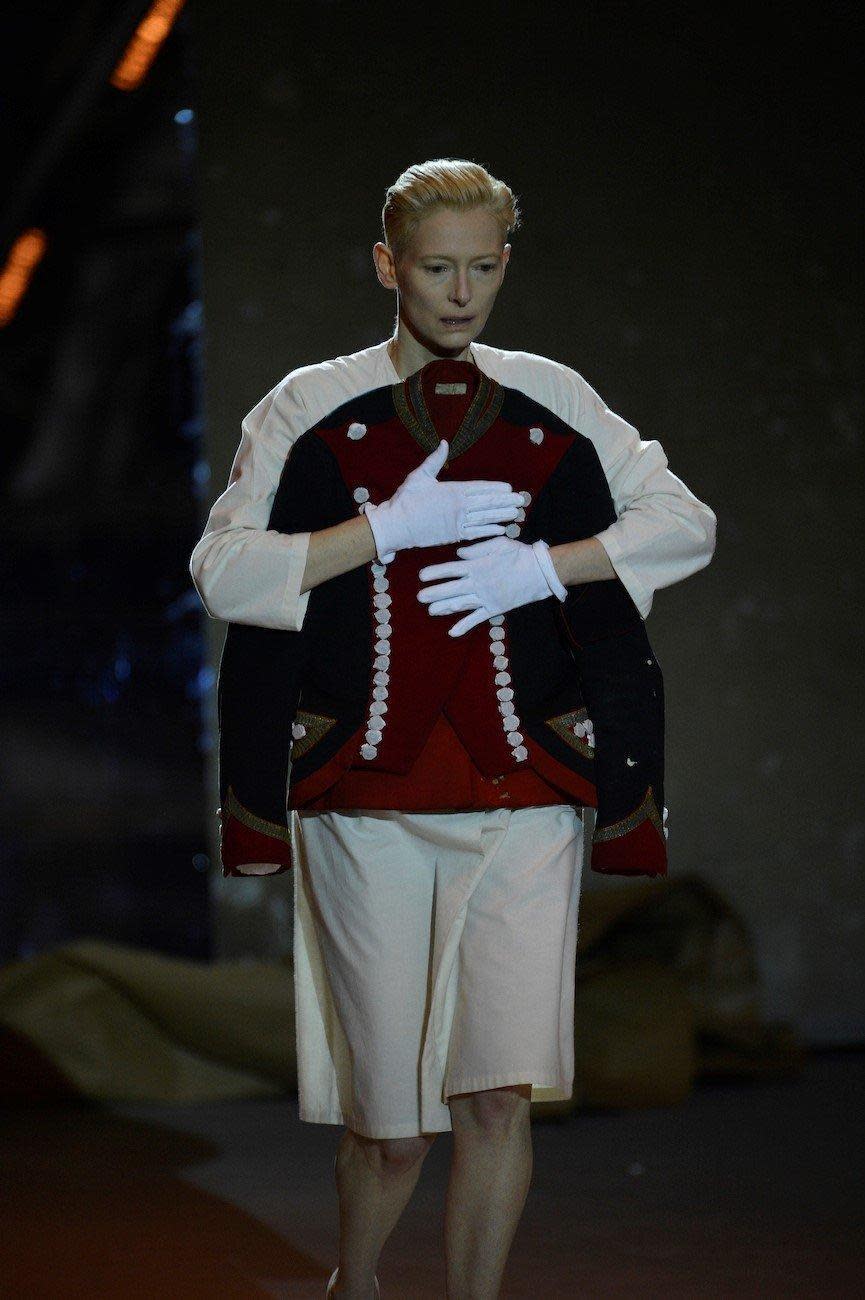 Tilda Swinton and the Napoleon Jacket