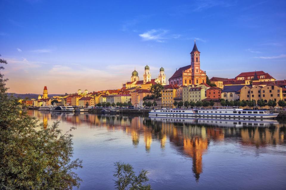 passau at sunset