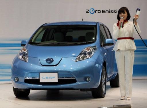 日產Leaf(圖：AFP)