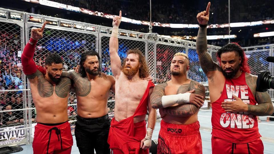 Survivor Series WarGames results Jey Uso delivers unexpected twist with Bloodline teammate Sami Zayn