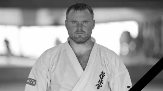 A Russian athlete killed in the war in Ukraine. Photo: superkarate website