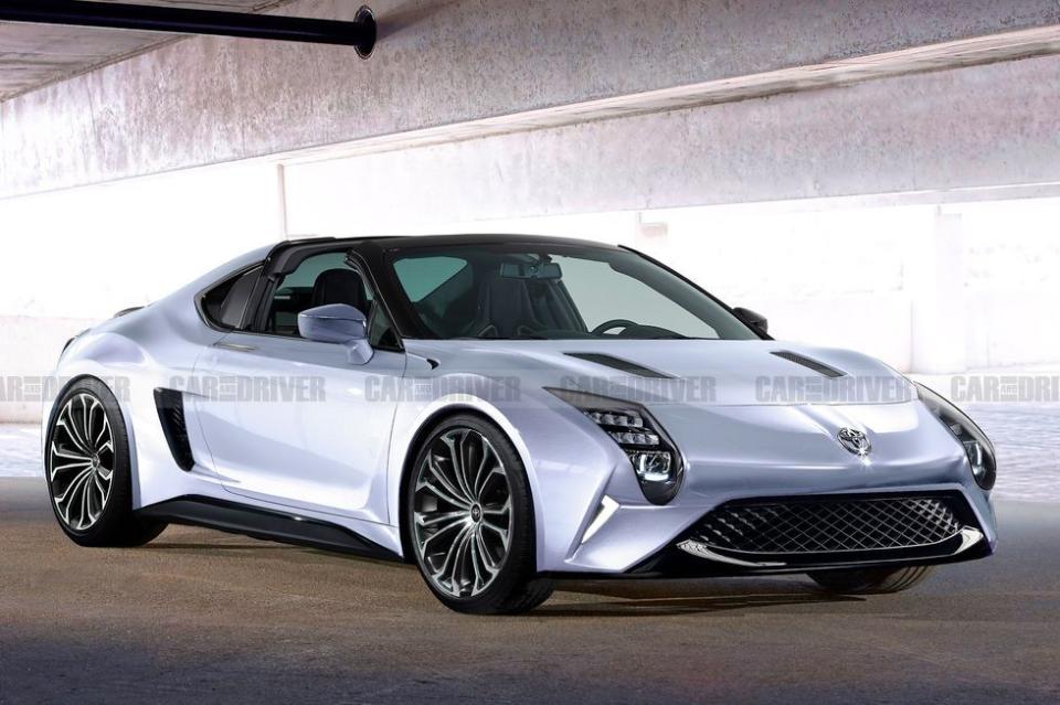 <p>Toyota is on a bit of a sports-car kick of late, having remained committed to the 86, a rear-drive two-door co-developed with Subaru, and having introduced a new Supra (co-developed with BMW). Next, Toyota is looking at resurrecting the midship runabout two-seater known as the MR2. Unlike previous iterations of this mid-engined sports car, the new MR2 likely will be electrified. Toyota even previewed a possible <a href="https://www.caranddriver.com/news/a38514849/toyota-sports-car-ev-concept/" rel="nofollow noopener" target="_blank" data-ylk="slk:sports car;elm:context_link;itc:0;sec:content-canvas" class="link ">sports car</a> as part of its recent EV plans.</p><p><a class="link " href="https://www.caranddriver.com/news/a28119853/toyota-mr2-future-sports-car/" rel="nofollow noopener" target="_blank" data-ylk="slk:What We Know So Far;elm:context_link;itc:0;sec:content-canvas">What We Know So Far</a></p>