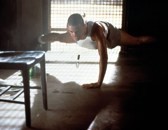 Demi Moore in "G.I. Jane"